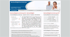 Desktop Screenshot of berufsunfaehigkeitsversicherungen24.de